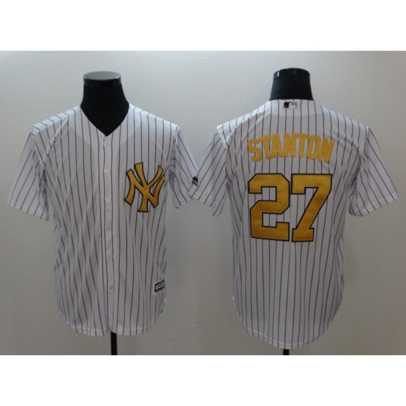 686391a460be5_1 Men's New York Yankees #27 Giancarlo Stanton White Gold Cool Base Stitched MLB Jersey