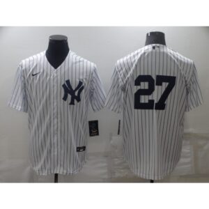 686391a79d723_1 Men's New York Yankees #27 Darrell Rasner White Cool Base Stitched Baseball Jersey