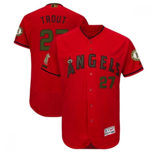 686392664cff4_1 Men's Los Angeles Angels #27 Mike Trout Red 2018 Memorial Day Flexbase Stitched MLB Jersey
