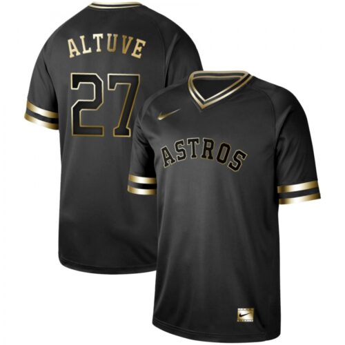 6863929df354c_1 Men's Houston Astros #27 Jose Altuve Black Gold Stitched MLB Jersey