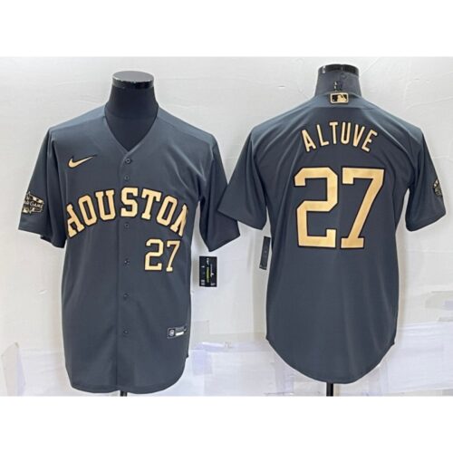 686392b52970a_1 Men's Houston Astros #27 Jose Altuve 2022 All-Star Charcoal Cool Base Stitched Baseball Jersey
