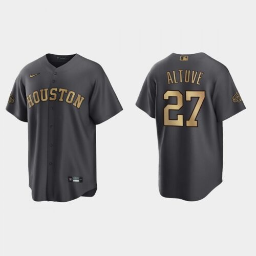 686392b86fcb9_1 Men's Houston Astros #27 Jose Altuve 2022 All-Star Charcoal Cool Base Stitched Baseball Jersey