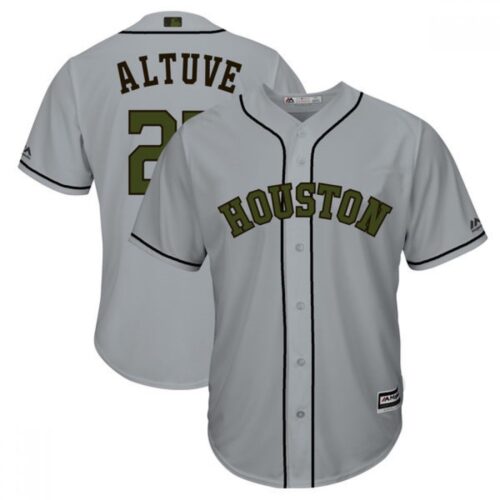 686392bf1b0de_1 Men's Houston Astros #27 Jose Altuve Gray 2018 Memorial Day Cool Base Stitched MLB Jersey