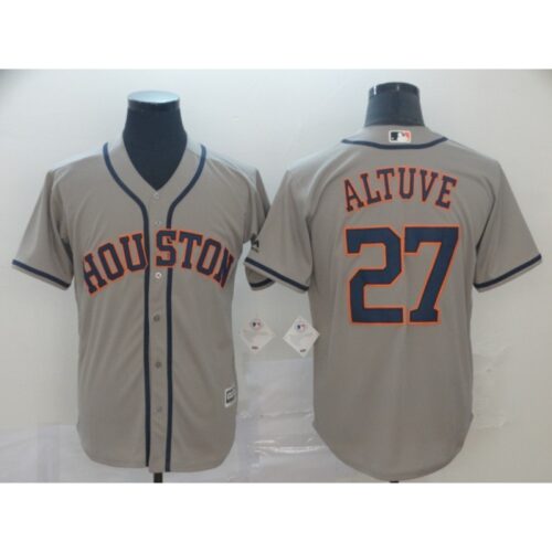 686392d7042fe_1 Men's Houston Astros #27 Jose Altuve Grey Cool Base Stitched MLB Jersey