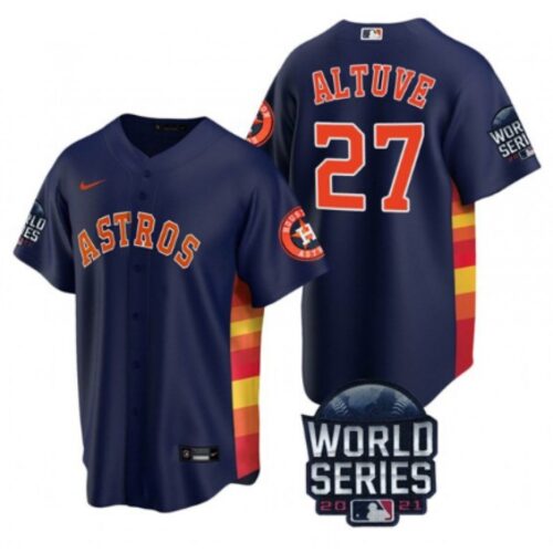 6863930dc8808_1 Men's Houston Astros #27 Jose Altuve 2021 Navy World Series Cool Base Stitched Baseball Jersey