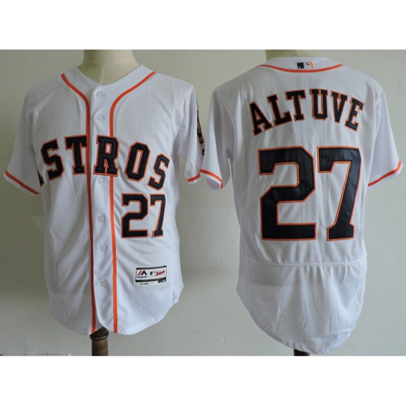 68639373316fe_1 Men's Houston Astros #27 Jose Altuve White Elite Stitched MLB Jersey