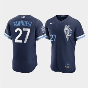 686394af3ef1b_1 Men's Kansas City Royals #27 Adalberto Mondesi 2022 Navy City Connect Flex Base Stitched MLB Jersey