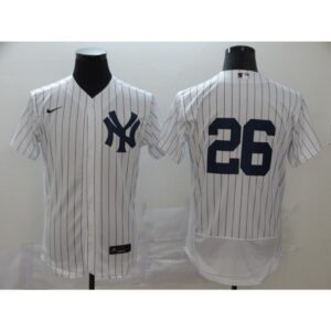 686395b28fe73_1 Men's New York Yankees #26 DJ LeMahieu White Flex Base Stitched MLB Jersey