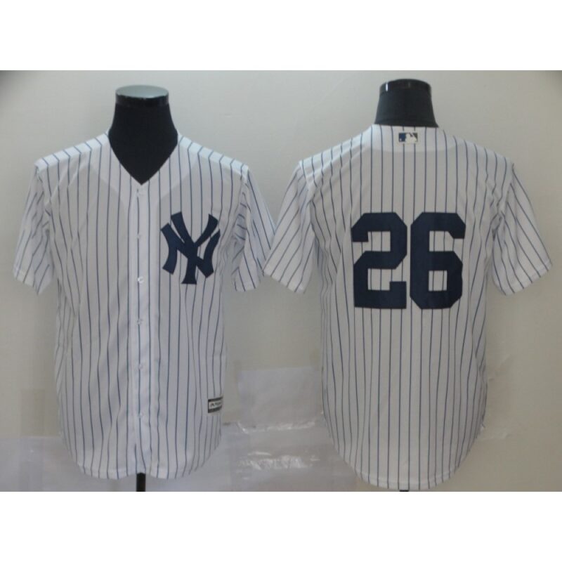 686395b5ea14a_1 Men's New York Yankees #26 DJ LeMahieu White Cool Base Stitched MLB Jersey