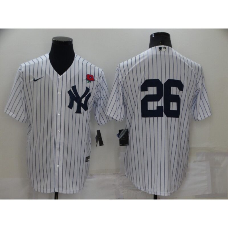 686395bce03ec_1 Men's New York Yankees #26 DJ LeMahieu White Cool Base Stitched Baseball Jersey