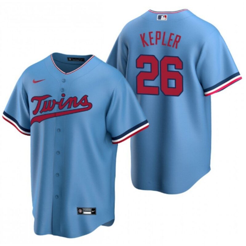686395c3c96cc_1 Men's Minnesota Twins #26 Max Kepler Blue Cool Base Stitched Jersey
