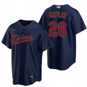 686395d4d0500_1 Men's Minnesota Twins #26 Max Kepler Navy Cool Base Stitched Jersey