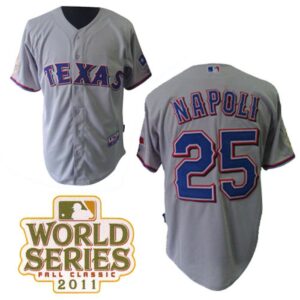 6863968a529db_1 Rangers #25 Mike Napoli Grey Cool Base 2011 World Series Patch Stitched MLB Jerseys