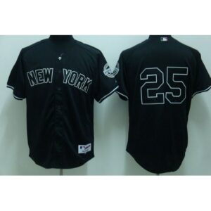 686396cf987d0_1 Yankees #25 Mark Teixeira Stitched Black Youth MLB Jersey