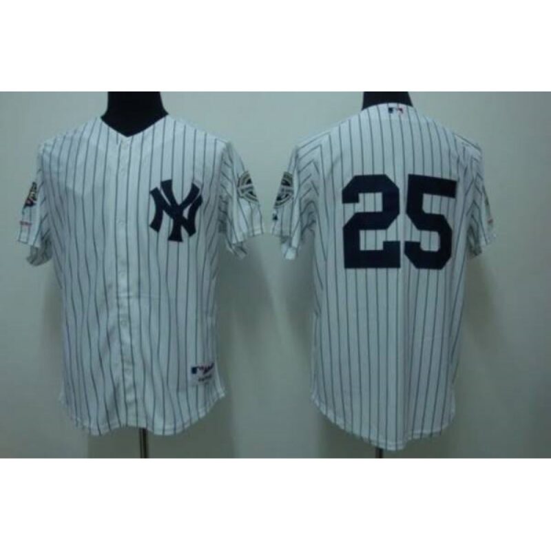 686396da51c82_1 Yankees #25 Mark Teixeira Stitched White Youth MLB Jersey
