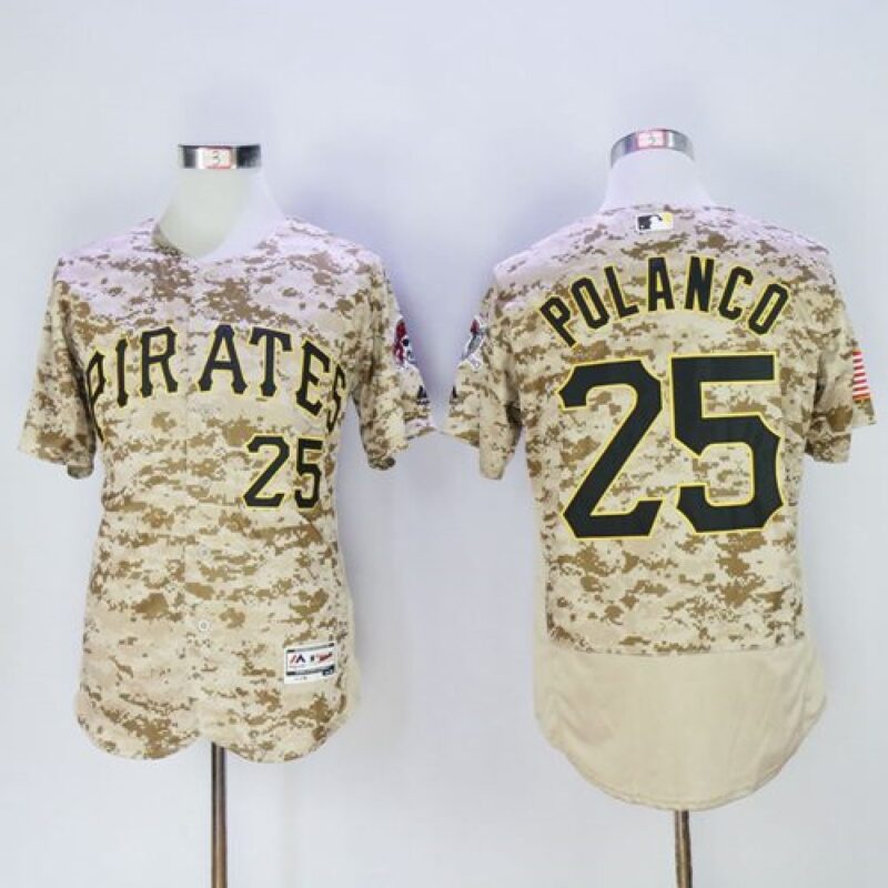 6863972357a50_1 Pirates #25 Gregory Polanco Camo Flexbase Authentic Collection Stitched MLB Jersey