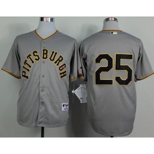 6863973ae4be2_1 Pirates #25 Gregory Polanco Grey 1953 Turn Back The Clock Stitched MLB Jersey