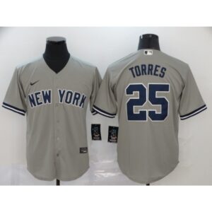 6863974b5b562_1 Men's New York Yankees #25 Gleyber Torres 2020 Grey Cool Base Stitched MLB Jersey
