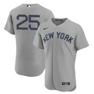 68639751ca99f_1 Men's New York Yankees #25 Gleyber Torres 2021 Grey Field of Dreams Flex Base Stitched Baseball Jersey
