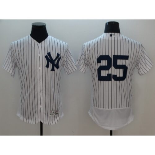 68639768a79c7_1 Men's MLB New York Yankees #25 Gleyber Torres White Flexbase Stitched Jersey