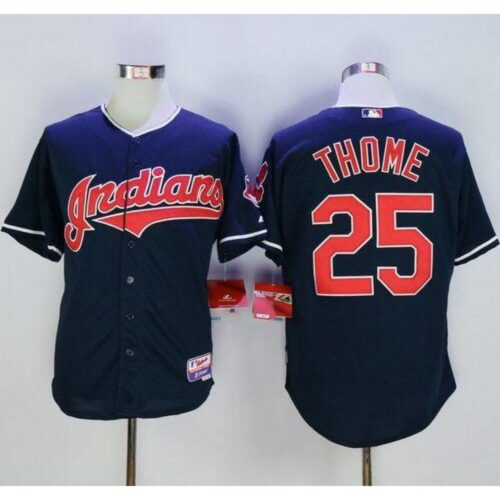 686397a234bcf_1 indians #25 Jim Thome Navy Blue Cool Base Stitched MLB Jersey