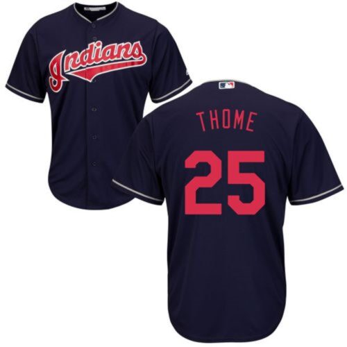 686397a5a3f6f_1 indians #25 Jim Thome Navy Blue New Cool Base Stitched MLB Jersey