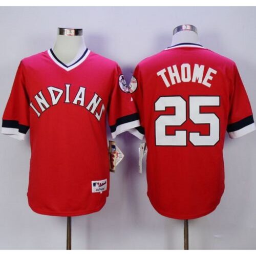 686397af8a2e0_1 indians #25 Jim Thome Red 1978 Turn Back The Clock Stitched MLB Jersey