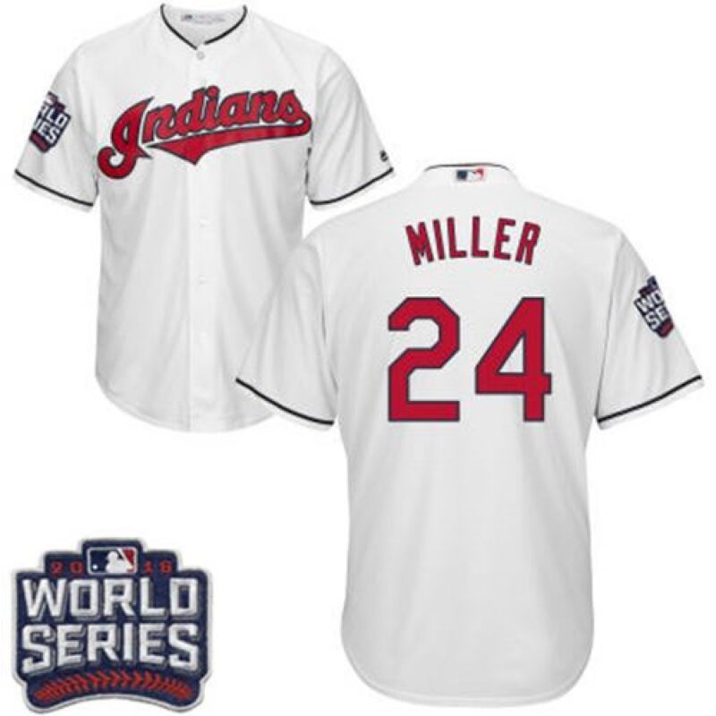 686398928a860_1 indians #24 Andrew Miller White Home 2016 World Series Bound Stitched Youth MLB Jersey