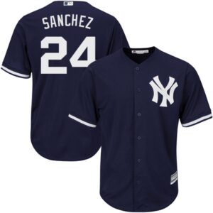 6863990ec3bb0_1 Yankees #24 Gary Sanchez Navy Blue Alternate Stitched Youth MLB Jersey