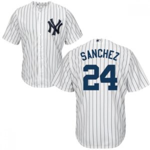 686399117f93f_1 Yankees #24 Gary Sanchez White Home Stitched Youth MLB Jersey