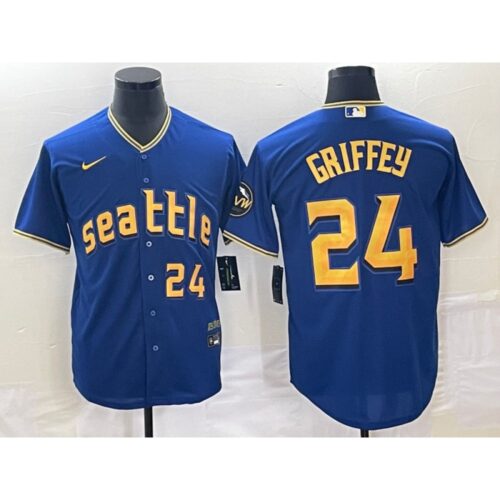 6863994600ec8_1 Men's Seattle Mariners #24 Ken Griffey Jr. Royal 2023 City Connect Cool Base With Patch Stitched Baseball Jersey
