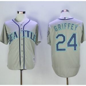 686399758c940_1 Mariners #24 Ken Griffey Grey New Cool Base 2016 Hall Of Fame Patch Stitched MLB Jersey