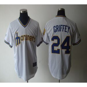 6863998dc6e17_1 Mariners #24 Ken Griffey White Cooperstown Throwback Stitched MLB Jersey