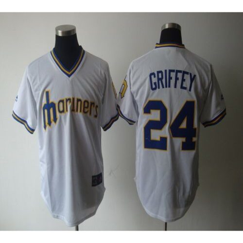 6863998dc6e17_1 Mariners #24 Ken Griffey White Cooperstown Throwback Stitched MLB Jersey