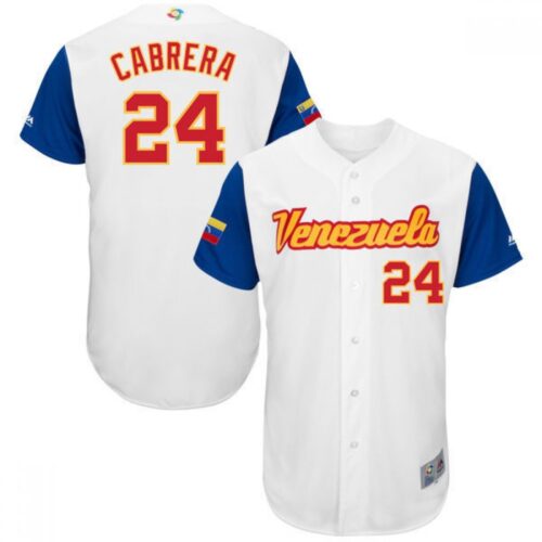 6863999f2f70e_1 Men's Venezuela Baseball #24 Miguel Cabrera White 2017 World Baseball Classic Stitched WBC Jersey