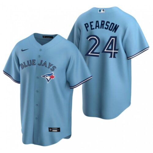 686399b34b905_1 Men's Toronto Blue Jays #24 Nate Pearson Light Blue Cool Base Stitched Jersey