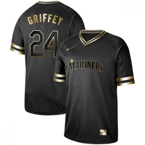 686399d186711_1 Men's Seattle Mariners #24 Ken Griffey Black Gold Stitched Jersey