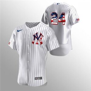 68639a0f2c339_1 Men's New York Yankees #24 Gary Sanchez White 2020 Stars & Stripes Flex Base Stitched Jersey