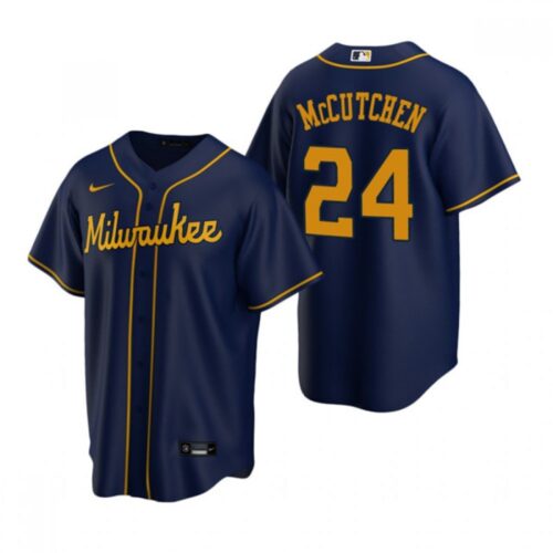 68639a4277362_1 Men's Milwaukee Brewers #24 Andrew McCutchen Navy Cool Base Stitched Jersey