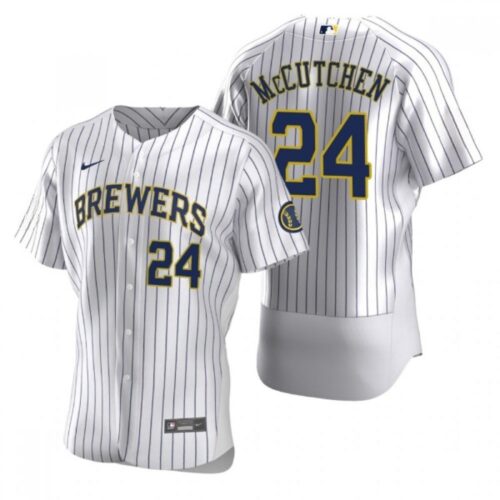 68639a507d729_1 Men's Milwaukee Brewers #24 Andrew McCutchen White Flex Base Stitched MLB Jersey