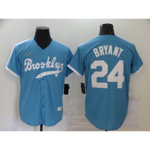 68639a6bd0ae3_1 Men's Los Angeles Dodgers #24 Kobe Bryant Throwback Blue Cool Base Stitched Jersey