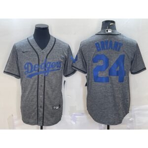 68639a8515891_1 Men's Los Angeles Dodgers #24 Kobe Bryant Grey Cool Base Stitched Jersey