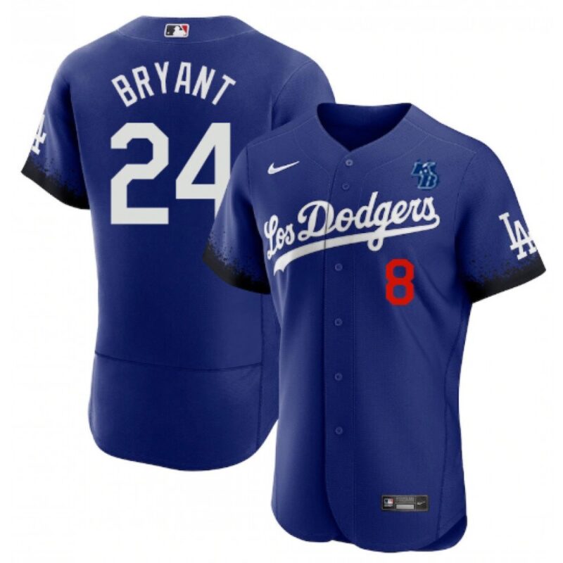 68639abf2a414_1 Men's Los Angeles Dodgers Front #8 Back #24 Kobe Bryant 2021 Royal City Connect Flex Base Stitched Baseball Jersey