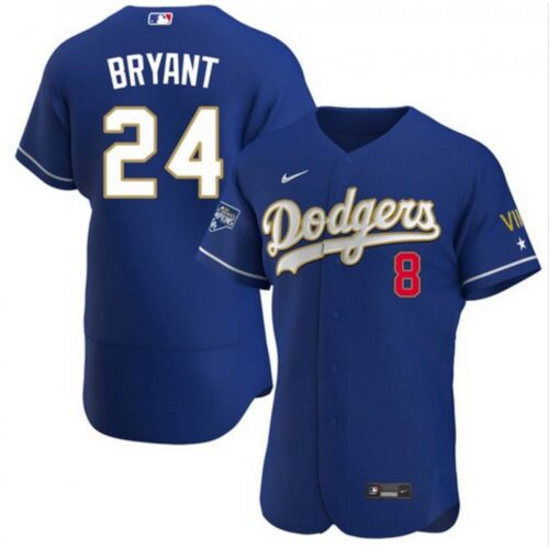 68639ac2a63bd_1 Men's Los Angeles Dodgers Front #8 Back #24 Kobe Bryant Royal Blue Championship Sttiched MLB Jersey