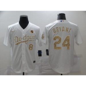 68639ae806376_1 Men's Los Angeles Dodgers Front #8 Back #24 Kobe Bryant With KB Patch White Cool Base Stitched Jersey