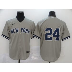 68639afc82c60_1 Men's New York Yankees #24 Gary Sanchez Grey Cool Base Stitched MLB Jersey