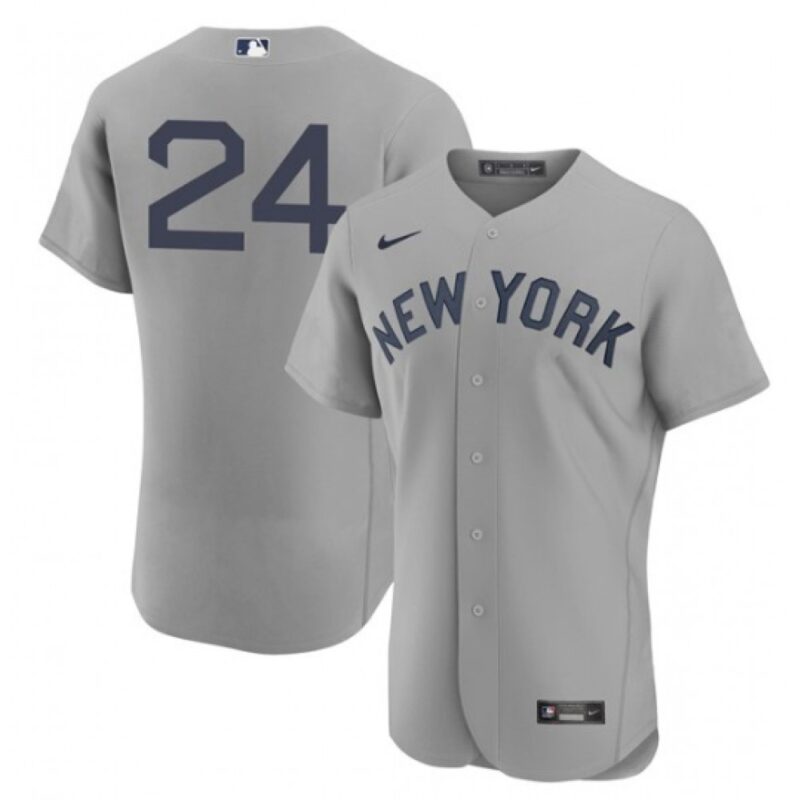 68639b06e8c59_1 Men's New York Yankees #24 Gary Sanchez 2021 Grey Field of Dreams Flex Base Stitched Baseball Jersey