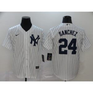 68639b0d81180_1 Men's New York Yankees #24 Gary Sanchez 2020 White Cool Base Stitched MLB Jersey