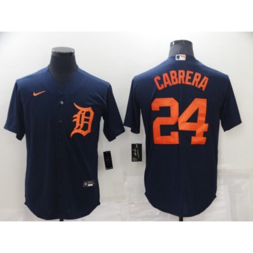 68639b715e3f8_1 Men's Detroit Tigers #24 Miguel Cabrera Navy Cool Base Stitched Jersey