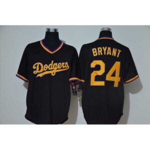 68639bd9e3724_1 Men's Los Angeles Dodgers #24 Kobe Bryant Black Throwback Cool Base Stitched Jersey